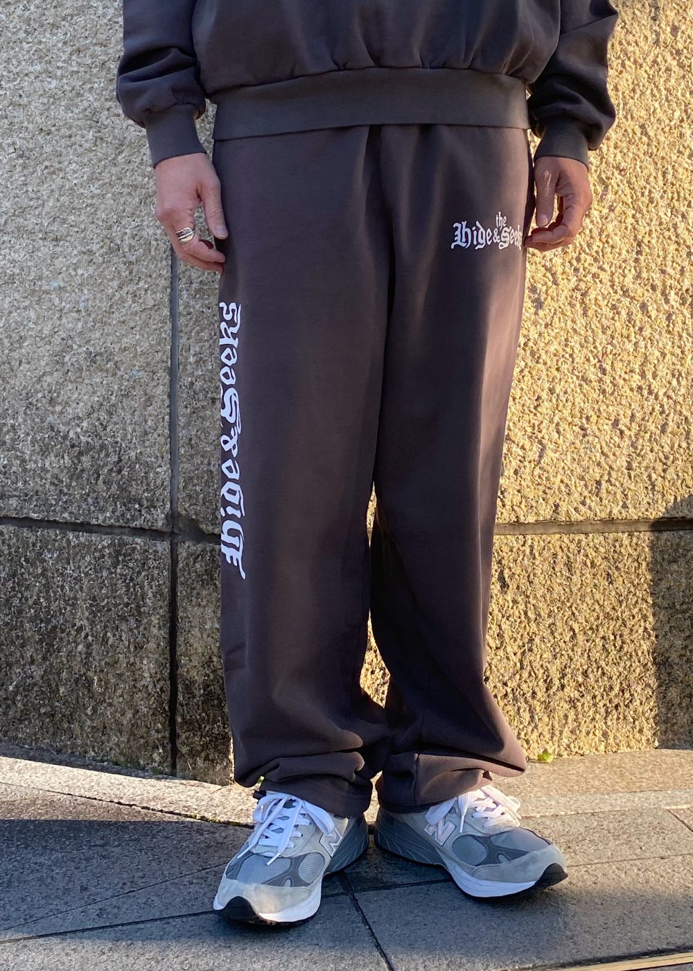 The H&S Sweat Pants (CHARCOAL GRAY) / 西浦徹 コラボ スウェット パンツ