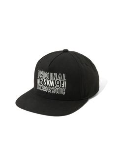 Original Trucker CAP (BLACK) / 西浦徹 コラボ ロゴ 刺繍 キャップ