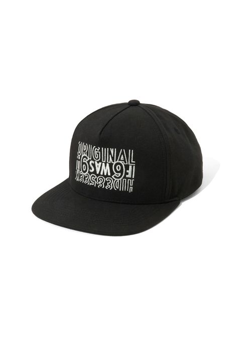 Original Trucker CAP (BLACK) / 西浦徹 コラボ ロゴ 刺繍 キャップ