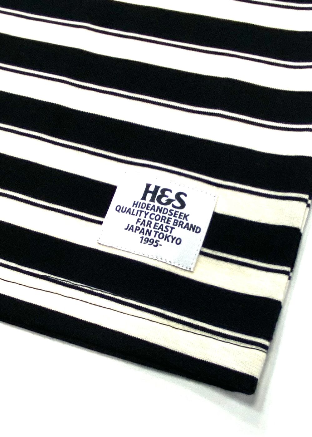 Border L/S Tee (BLACK×WHITE) / ボーダー ロングスリーブ Tシャツ