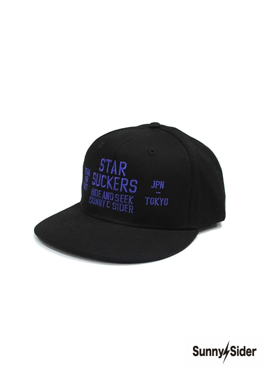 × SUNNY C SIDER BASEBALL CAP (BLACK×BLUE) / サニーシーサイダー コラボキャップ