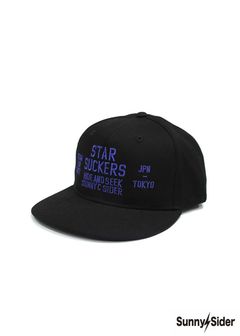 × SUNNY C SIDER BASEBALL CAP (BLACK×BLUE) / サニーシーサイダー コラボキャップ