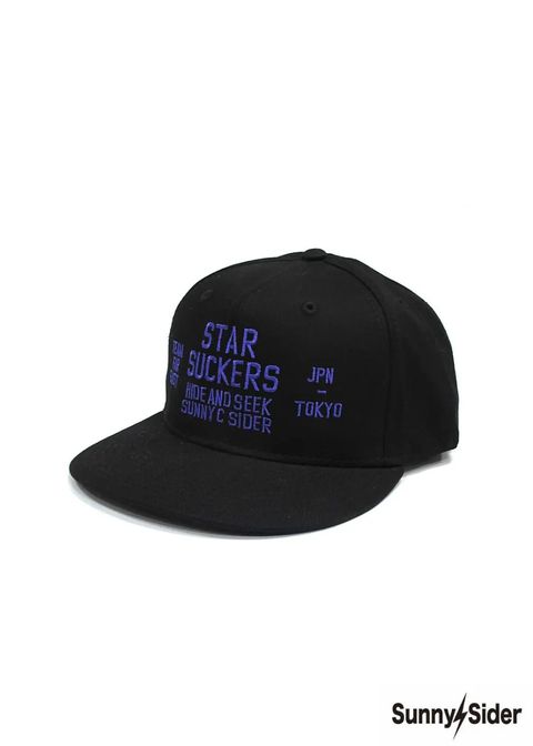 × SUNNY C SIDER BASEBALL CAP (BLACK×BLUE) / サニーシーサイダー コラボキャップ