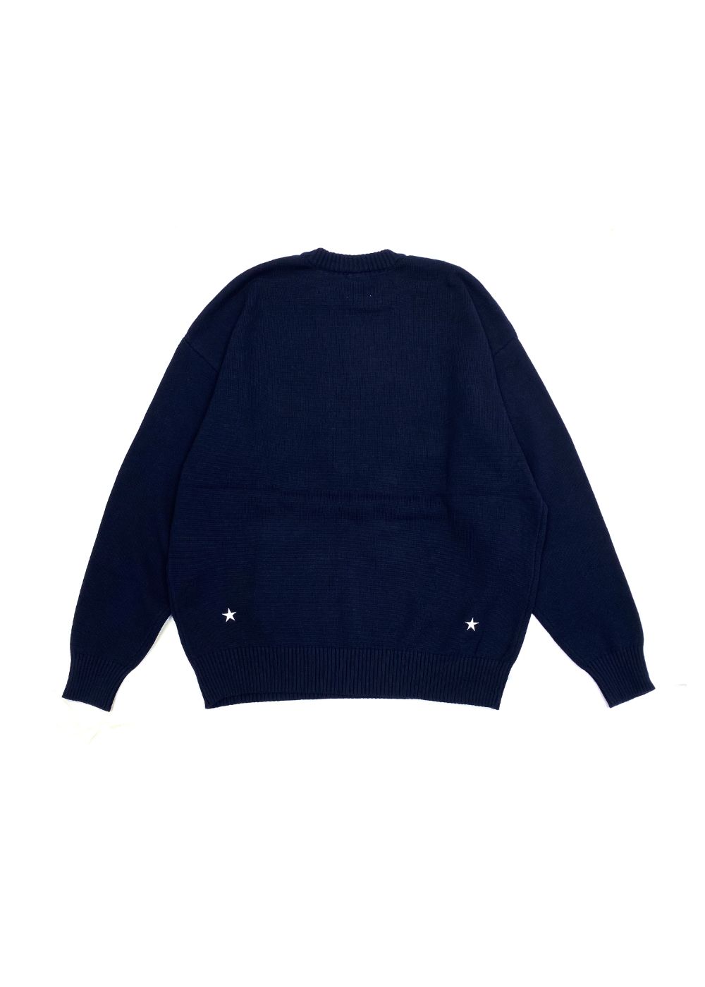 【ラスト1点】COTTON KNIT SWEATER (NAVY) / コットン ニット セーター