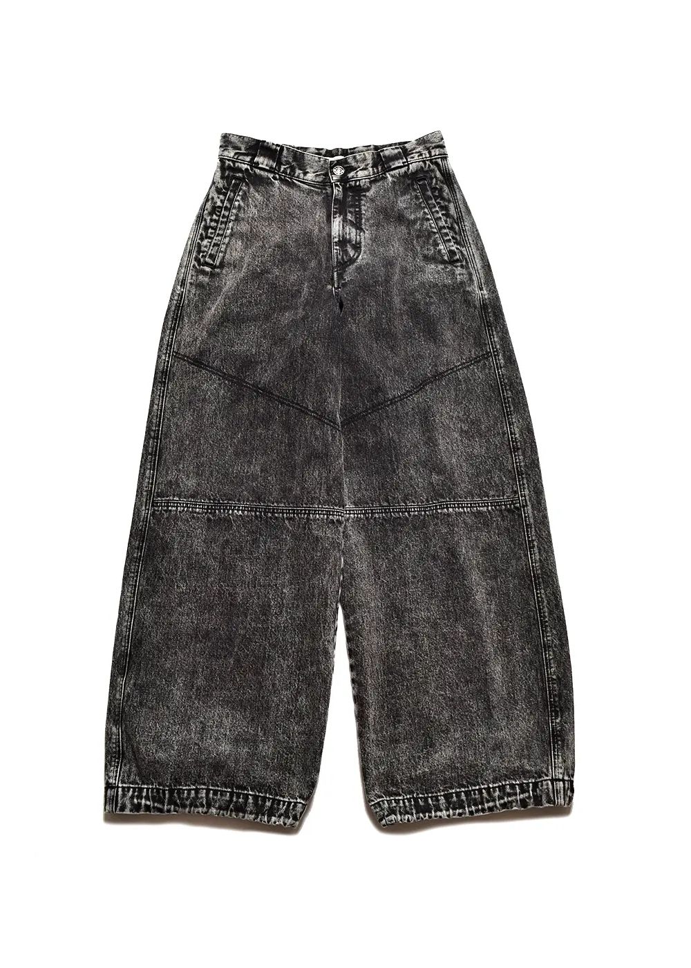 ×WILLY CHAVARRIA Black Denim CB.RAVER PANTS (BLACK) / ×ウィリーチャバリア コラボ ワイドデニムパンツ