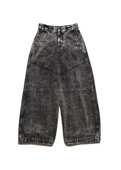 ×WILLY CHAVARRIA Black Denim CB.RAVER PANTS (BLACK) / ×ウィリーチャバリア コラボ ワイドデニムパンツ