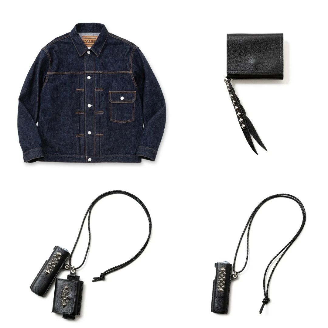 CALEE 新作販売告知 / ポーチとしての役割も兼ねるレザーウォレット