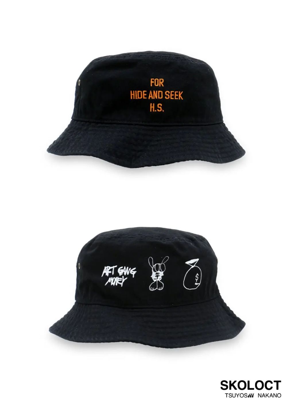 × SKOLOCT HAT (BLACK) / スコロクト コラボバケットハット