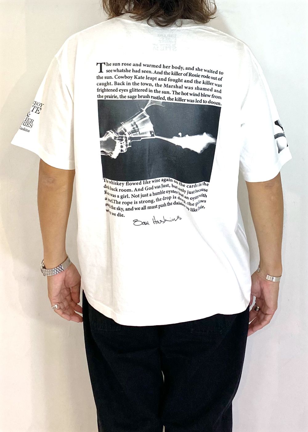 Sam Haskins × Stie-lo T-SH (WHITE) / ×スティーロ×サム・ハスキンス  コラボ フォト Tシャツ