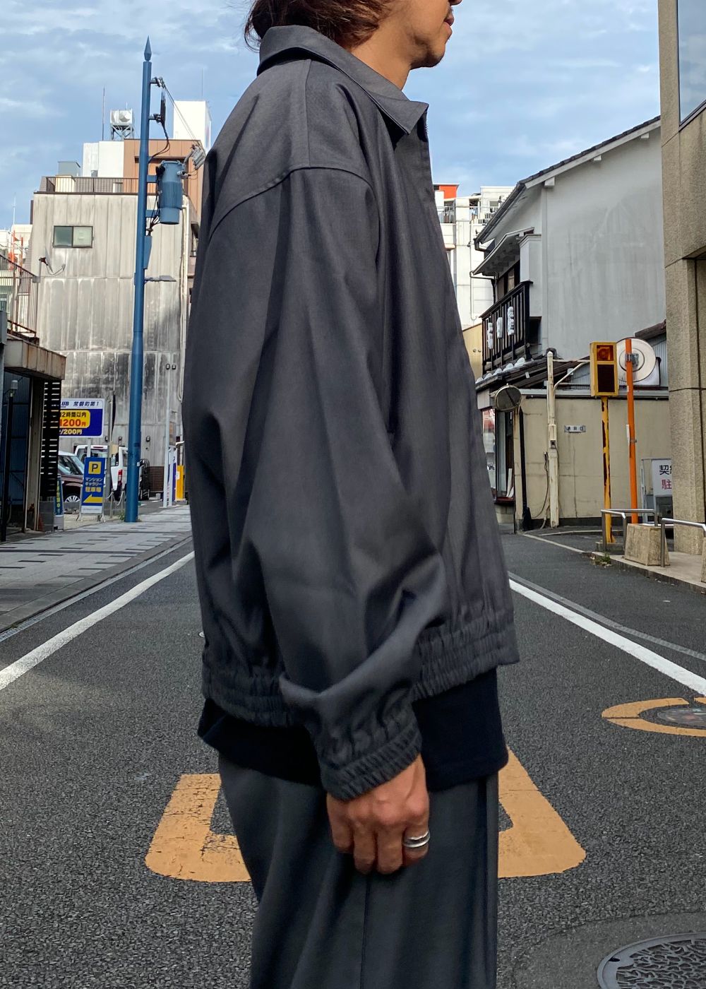 Harrington Jacket (BLACK) / ハリントン ジャケット / セットアップ可能