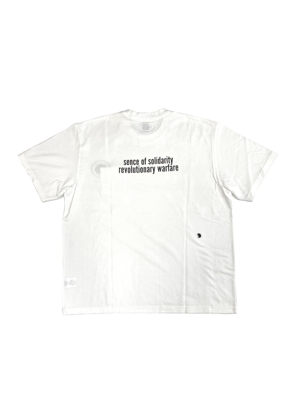 CIRCLE POCKET TEE BACK PRINT (WHITE) / サークルロゴ ポケット Tシャツ