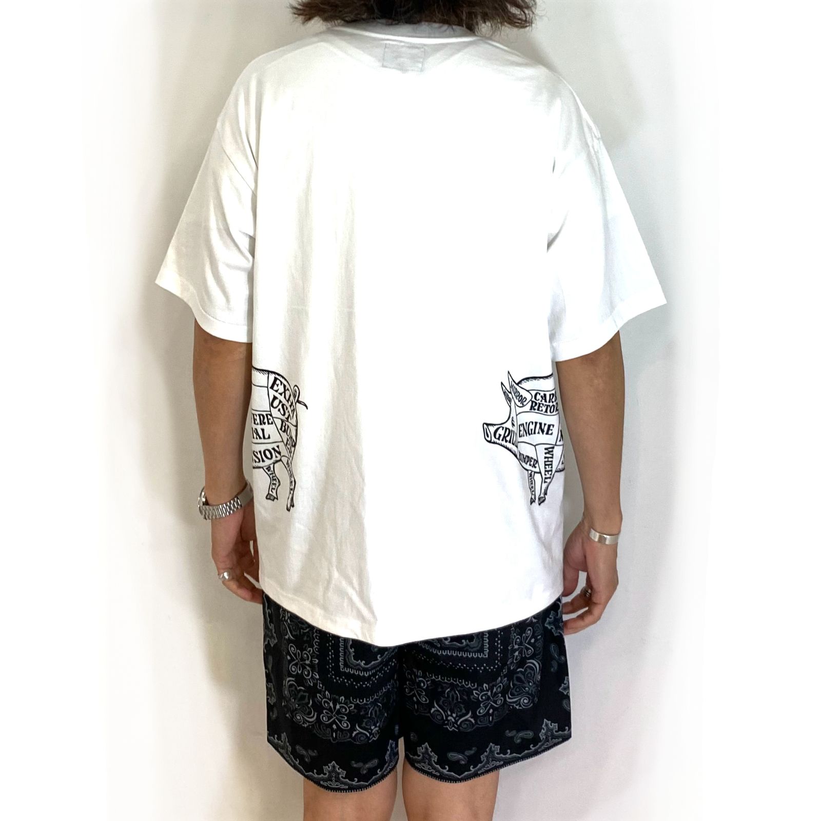 PORKCHOP GARAGE SUPPLY - MULTI LOGOS TEE 2025 (WHITE