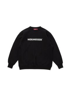 Logo Sweat Shirt (BLACK) / ロゴ クルーネック スウェット