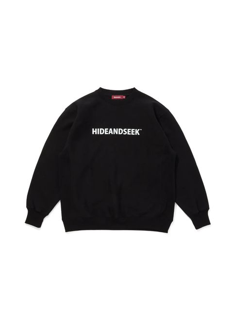 【ラスト1点】Logo Sweat Shirt (BLACK) / ロゴ クルーネック スウェット