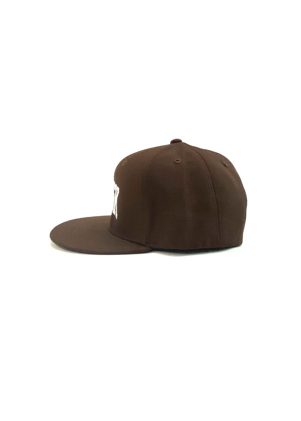 College Baseball CAP (BROWN) / 刺繍ロゴ ベースボールキャップ