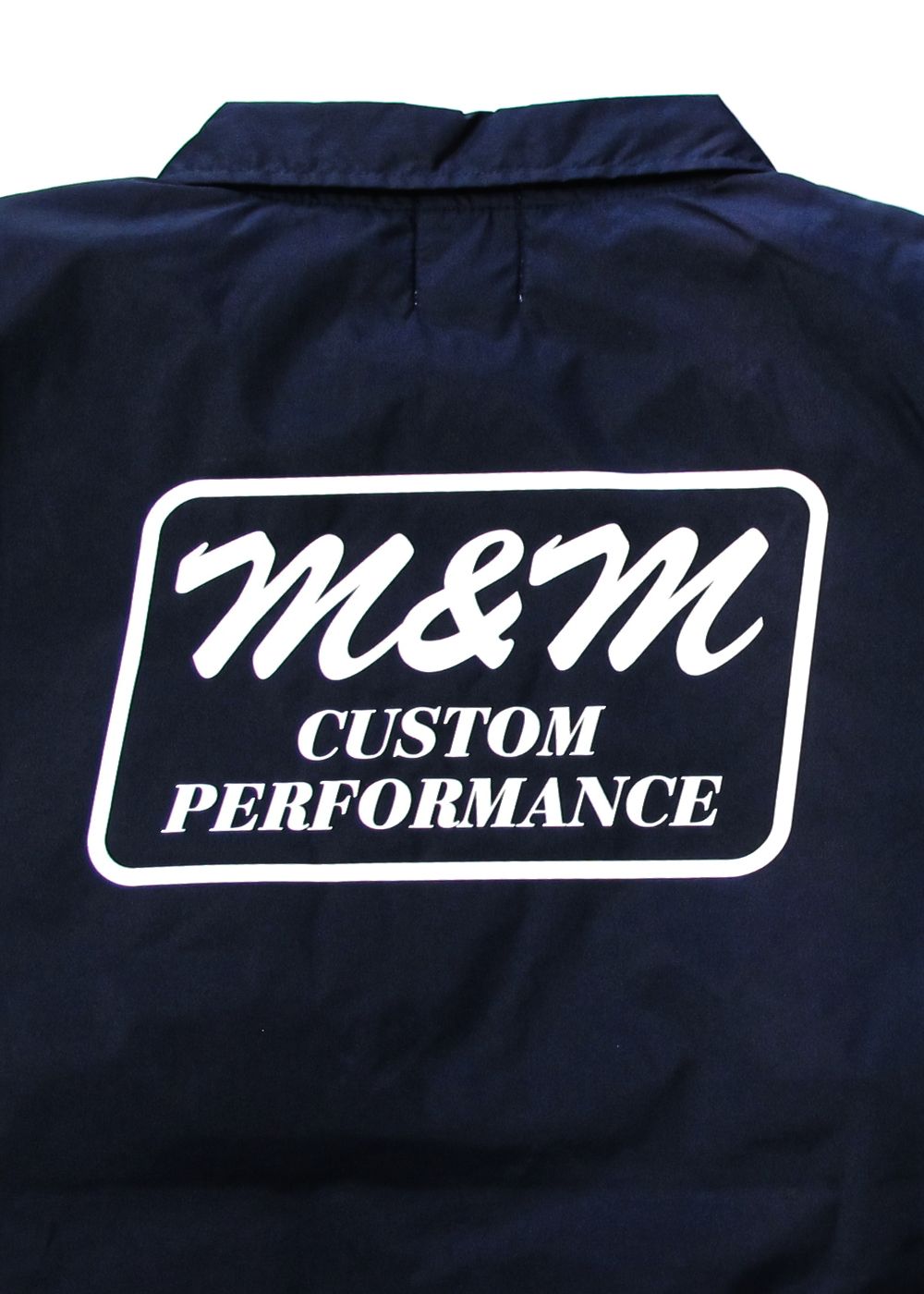 LOOPHOLE 20th ANNIVERSARY PRINT WINDBREAKER (NAVY) / ループホール20周年記念 コーチジャケット