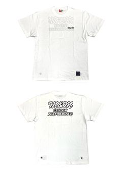 Edge Logo Tee (WHITE) / ロゴ バックプリント Tシャツ