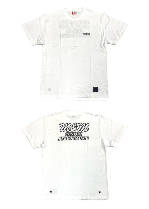 Edge Logo Tee (WHITE) / ロゴ バックプリント Tシャツ
