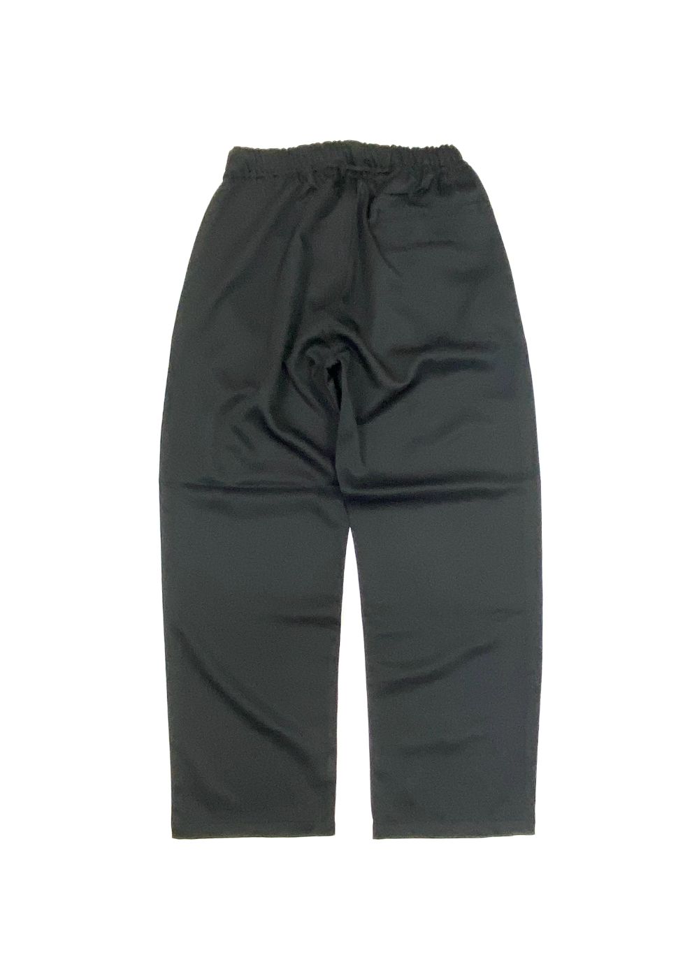 MELANGE TWILL EASY SLACKS (BLACK) / メランジ ツイル イージー スラックス