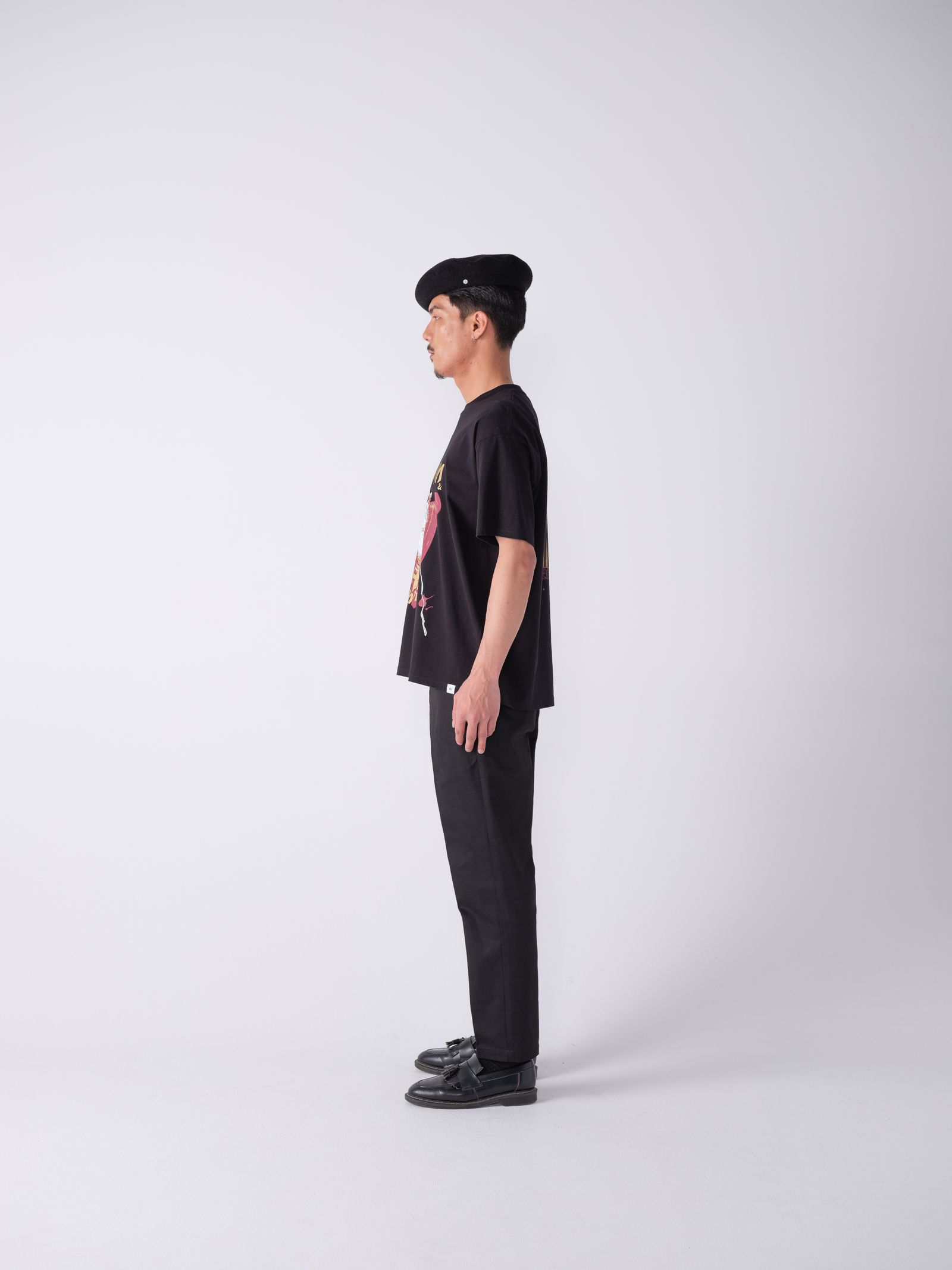 10/L DICKIES SLIM FIT PANTS "BENEDICT" (BLACK) / ディッキーズ コラボチノパンツ