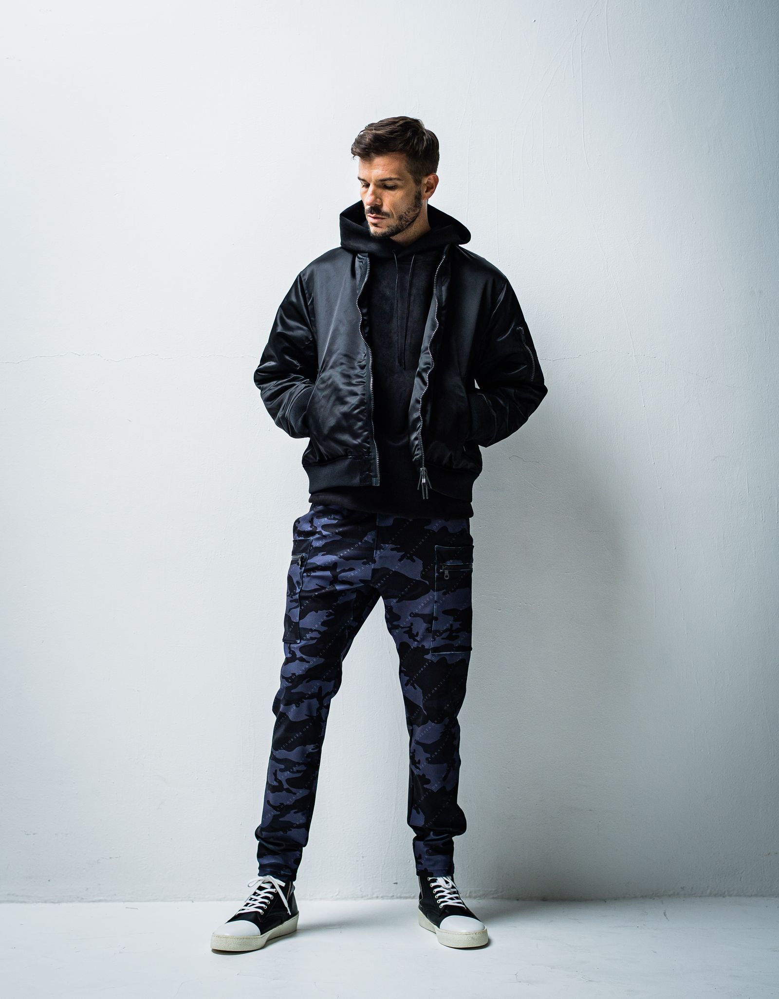 REVERSE FLIGHT JACKET / OR1-JK-001 / リバーシブルMA-1 / ブラック (11月上旬入荷予定)