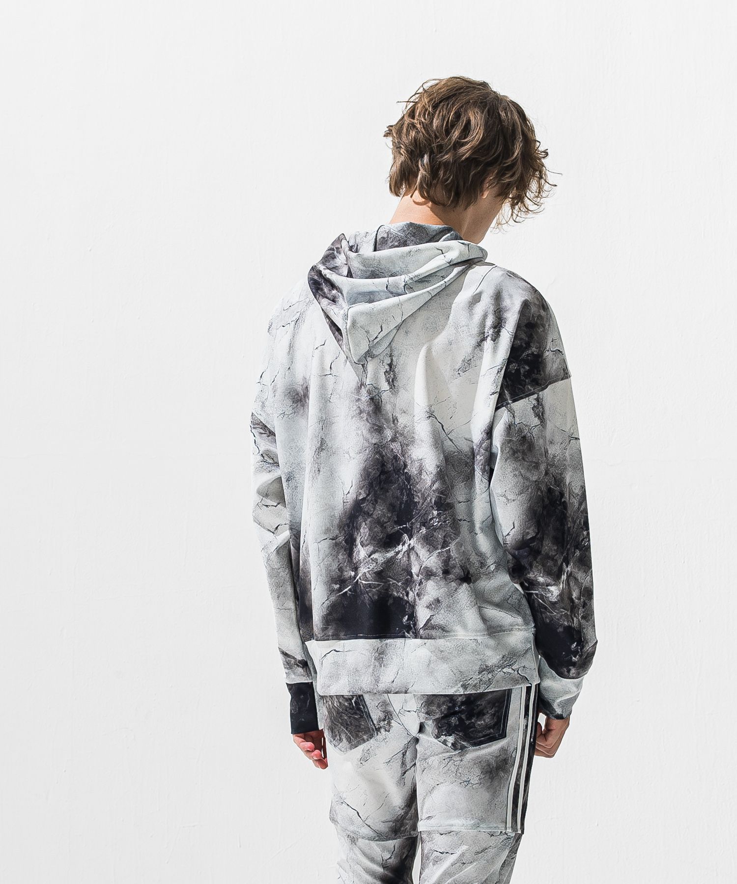 OVER HOODIE / RC42-C-011 / プルオーバーパーカー / マーブルホワイト (1月上旬入荷予定)