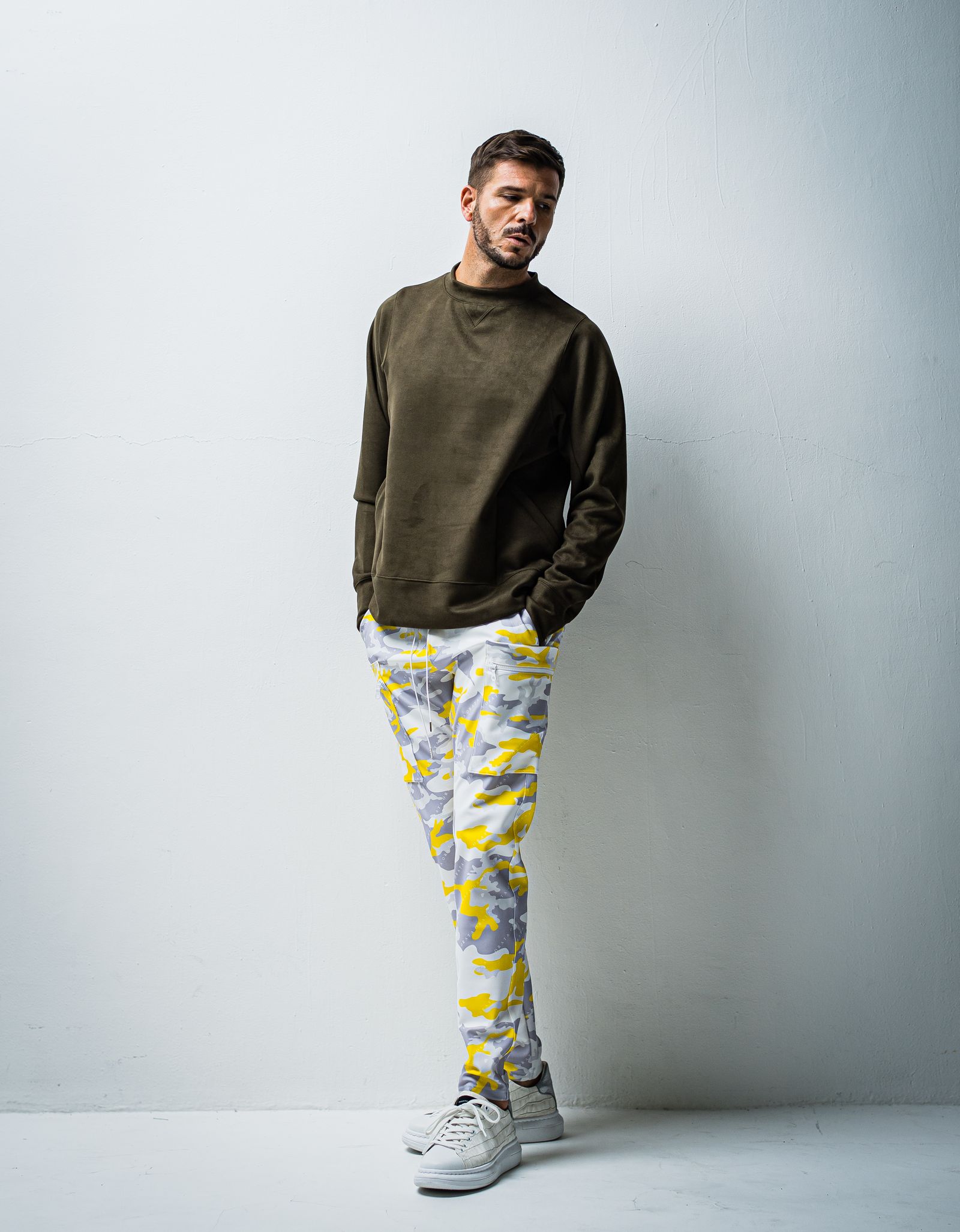 CAMO JERSEY GR PT / OR1-ST-005 / カモジャージギアカーゴパンツ / イエローカモフラ (1月上旬入荷予定)