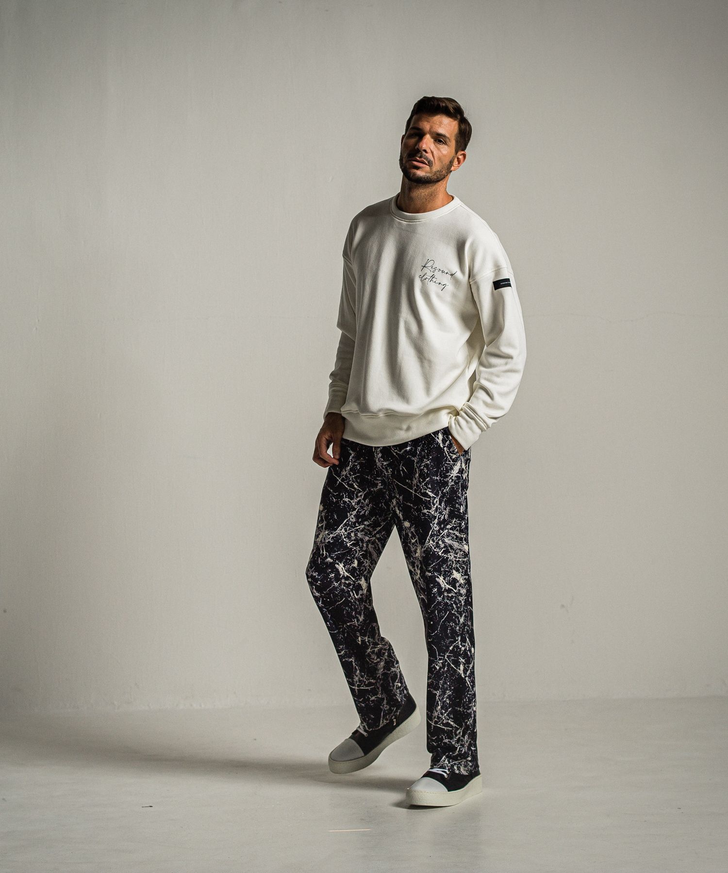 RESOUND CLOTHING - WIDE TUCK PANTS / RC34-ST-016WT RESOUND CLOTHING - WIDE TUCK PANTS / RC34-ST-016WT