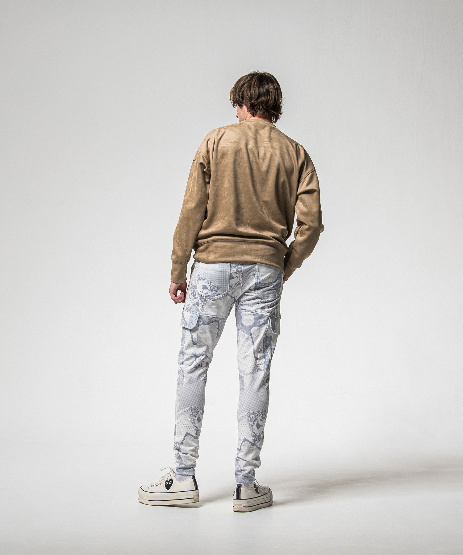 SUEDE DROP TRAINER / RC38-C-005 / スエードトレーナー / ブラウン (1月上旬入荷予定)