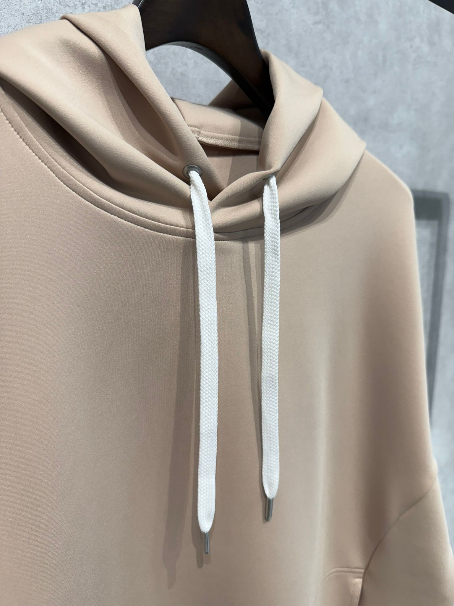 BACK ID LOOSE HOODIE / RC37-C-006 / バックロゴパーカー / ベージュ