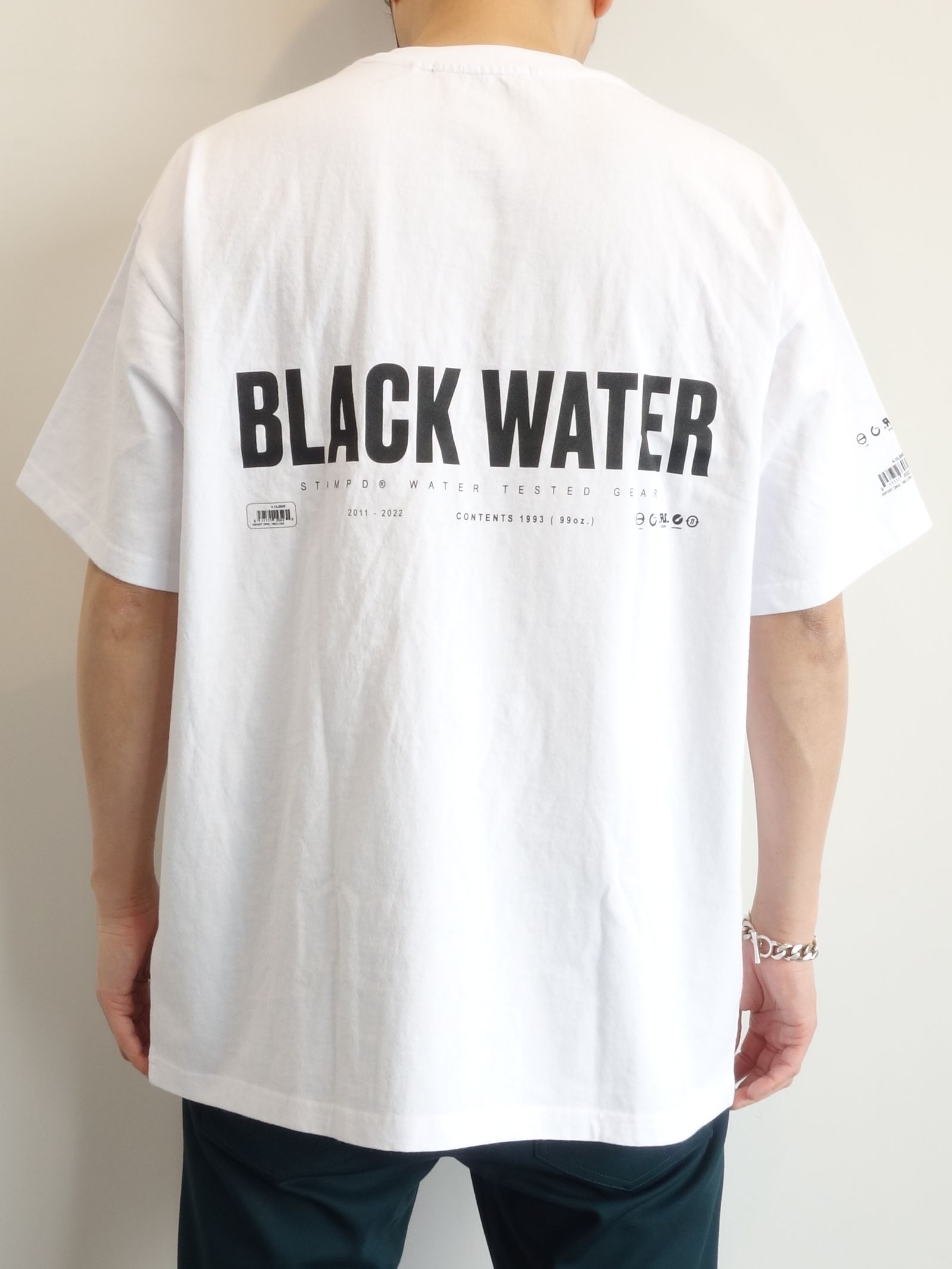 BLACK WATER RELAXED TEE / SLA-M2857TE / ビッグTシャツ