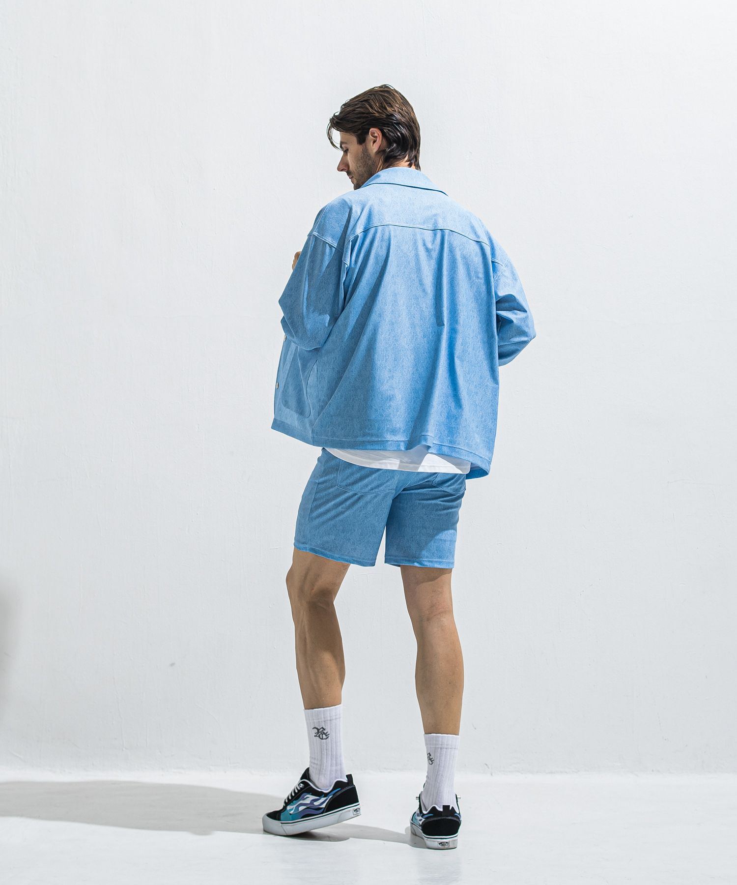 RUSH SHORTS / RC40-HP-003 / ラッシュガードデニムショーツ / ライトインディゴ (5月下旬入荷予定)