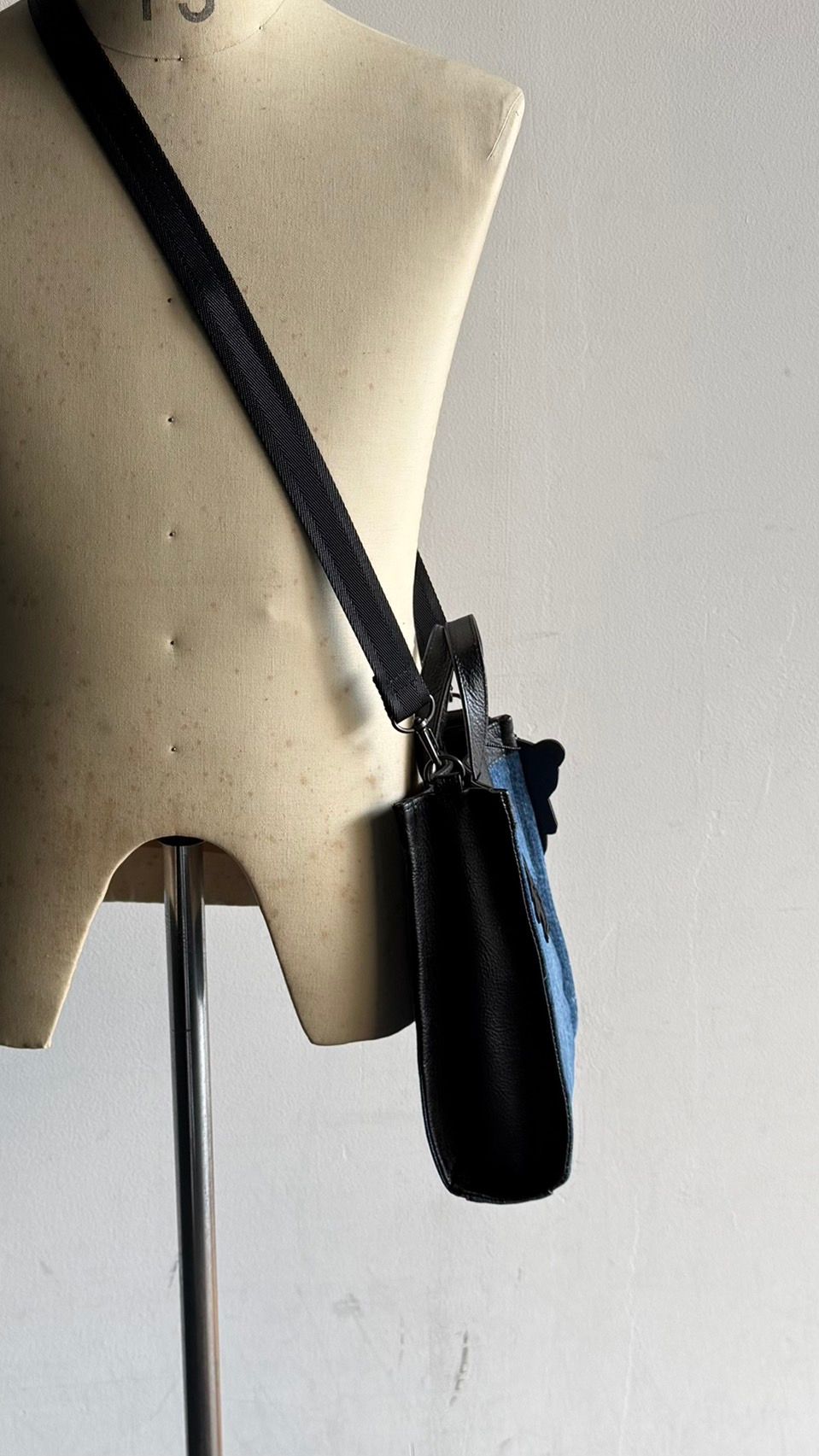 DENIM MINI TOTE BAG / RC40-BAG-001RD / デニムミニトートショルダーバッグ / デニム (5月中旬入荷予定)