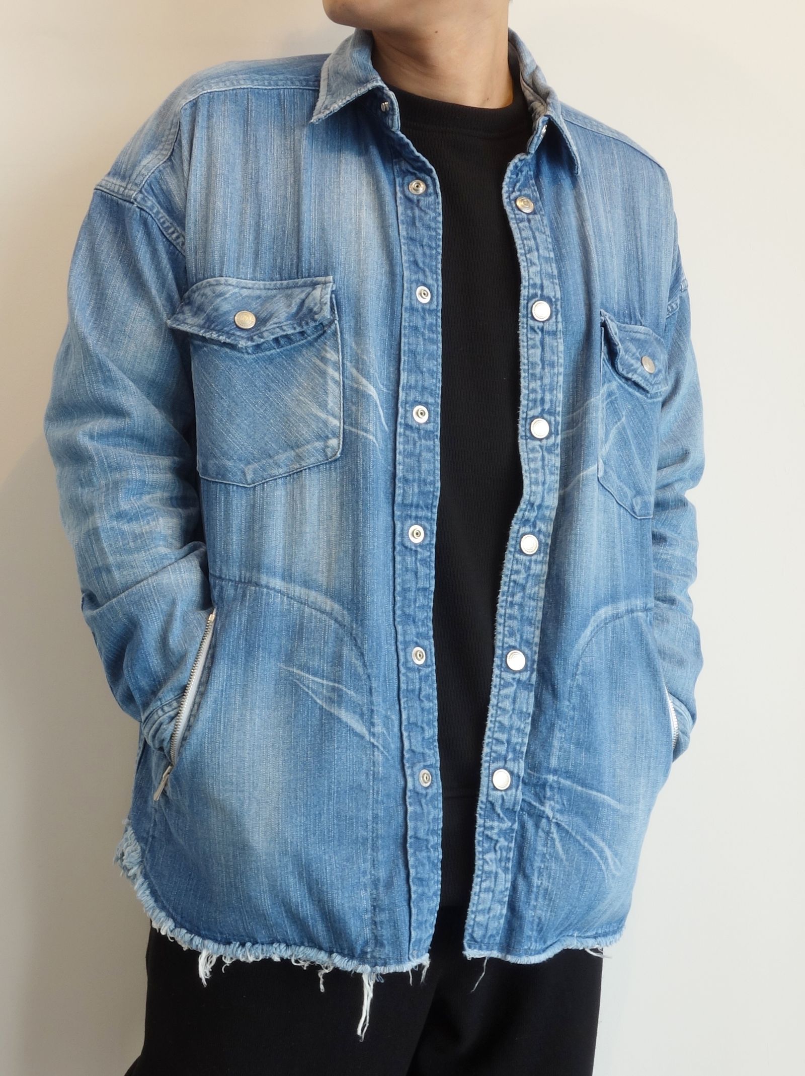 RESOUND CLOTHING - OVER DENIM SHIRTS / RC23-SH-001 / オーバー