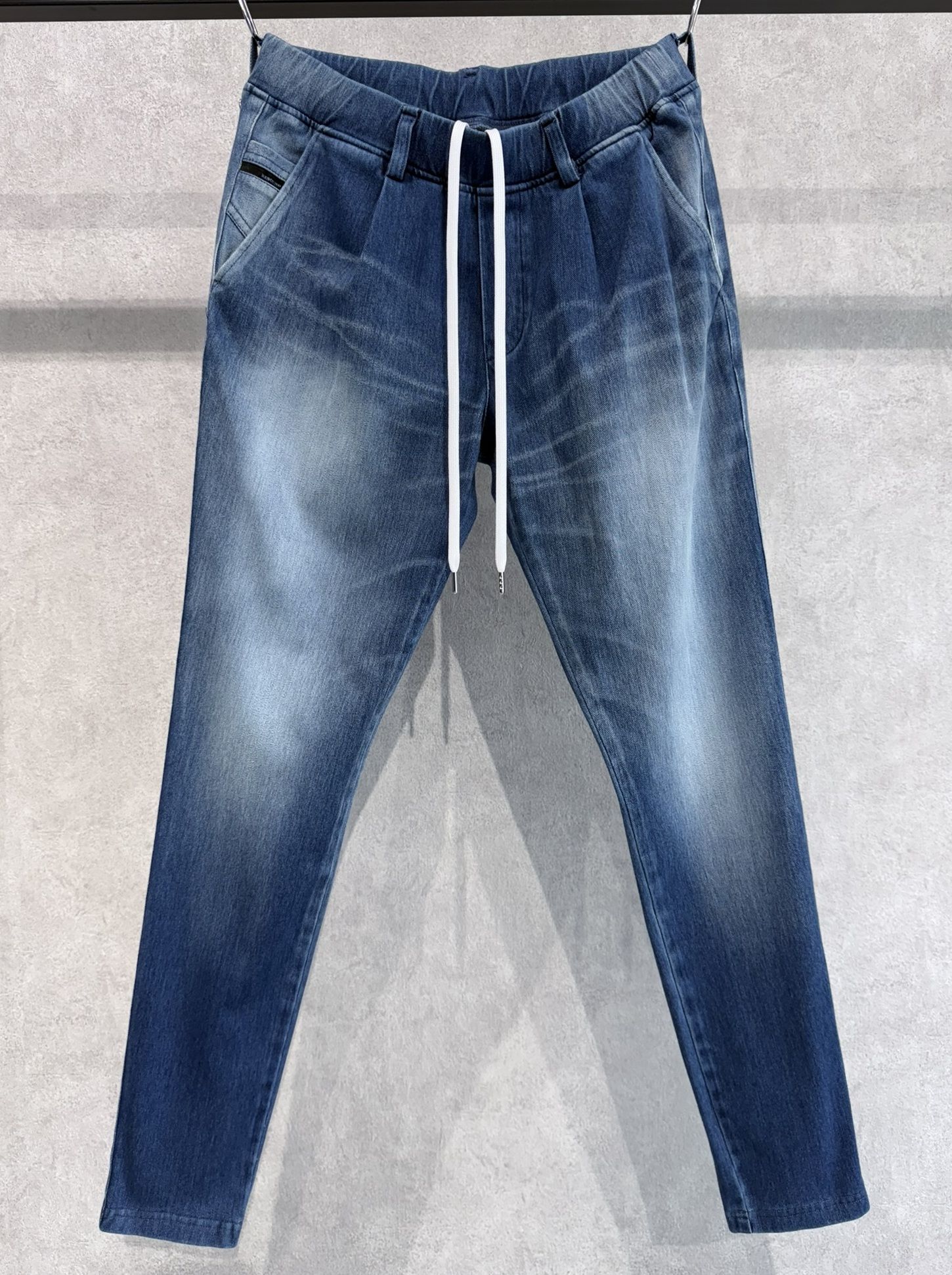 DENIM JERSEY CHRIS EASY TUCK PT / RC36-ST-016TD / ライトオンスデニムジャージイージータックパンツ / ダークインディゴ