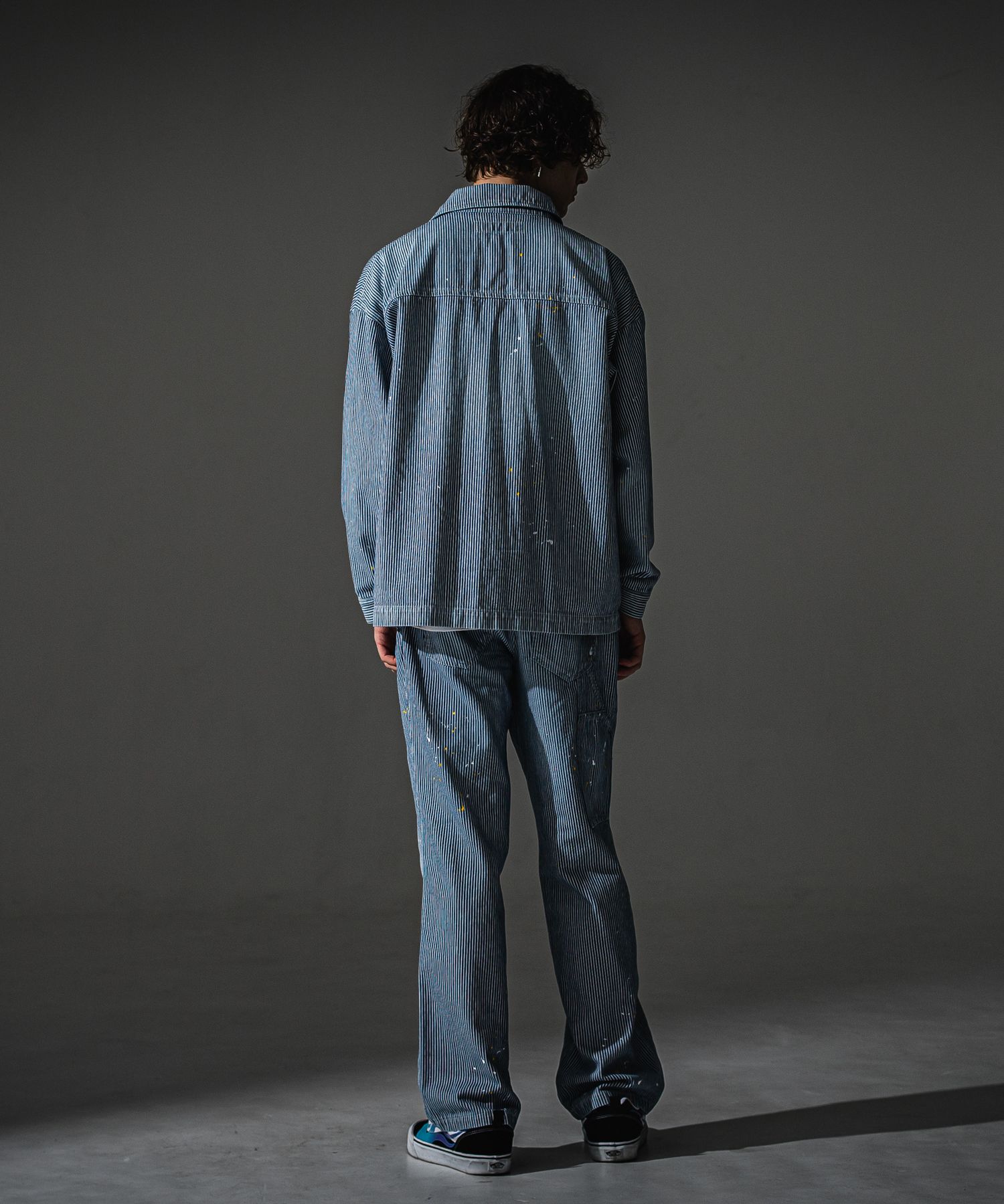 WK PT / RC41-ST-042 / ワンタックワークデニムパンツ / ヒッコリー (8月中旬入荷予定)