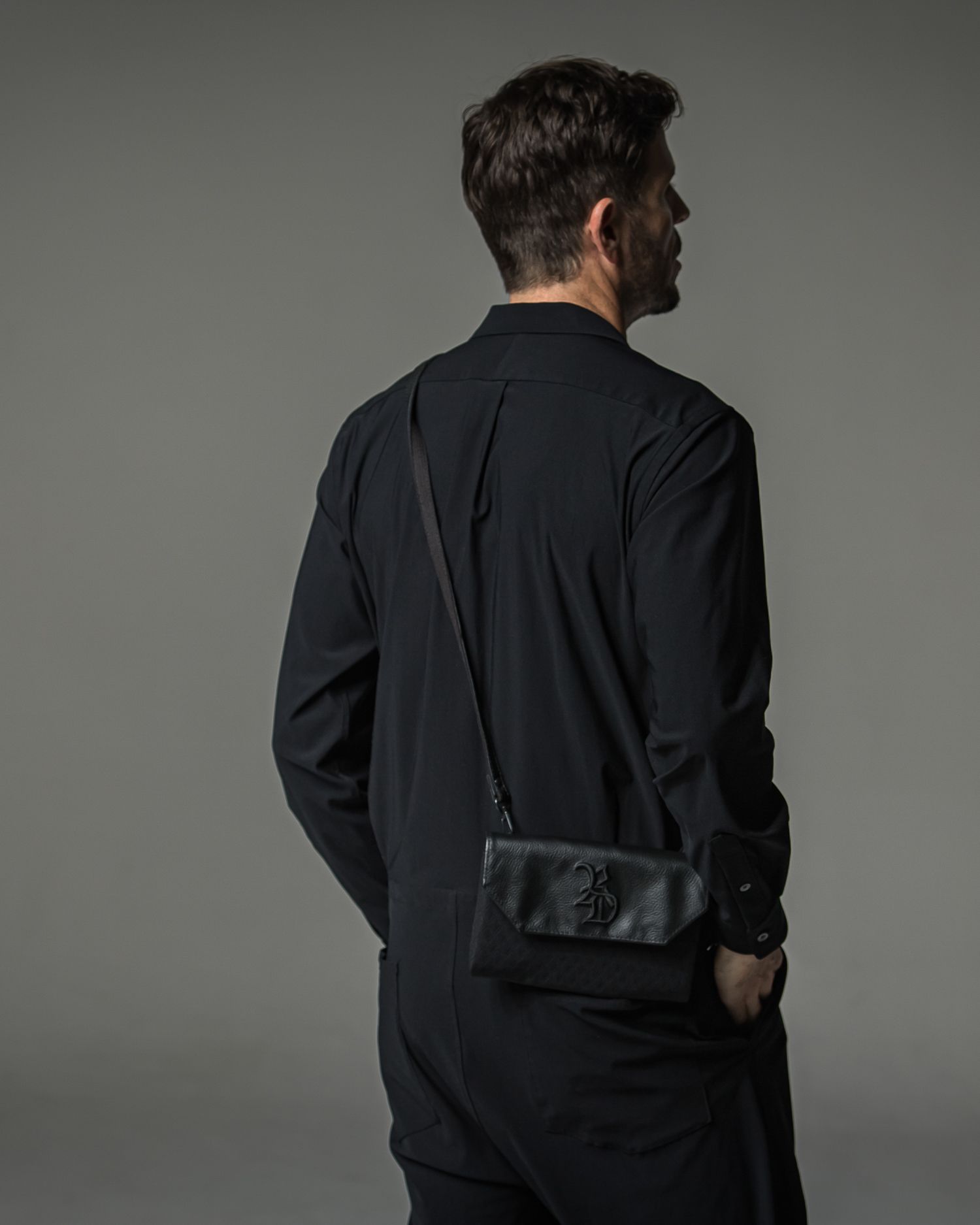 DECADE CLUTCH WALLET SHOULDER BAG / RC37-BAG-001RD / クラッチウォレットショルダーバッグ / ブラック (9月上旬入荷予定)
