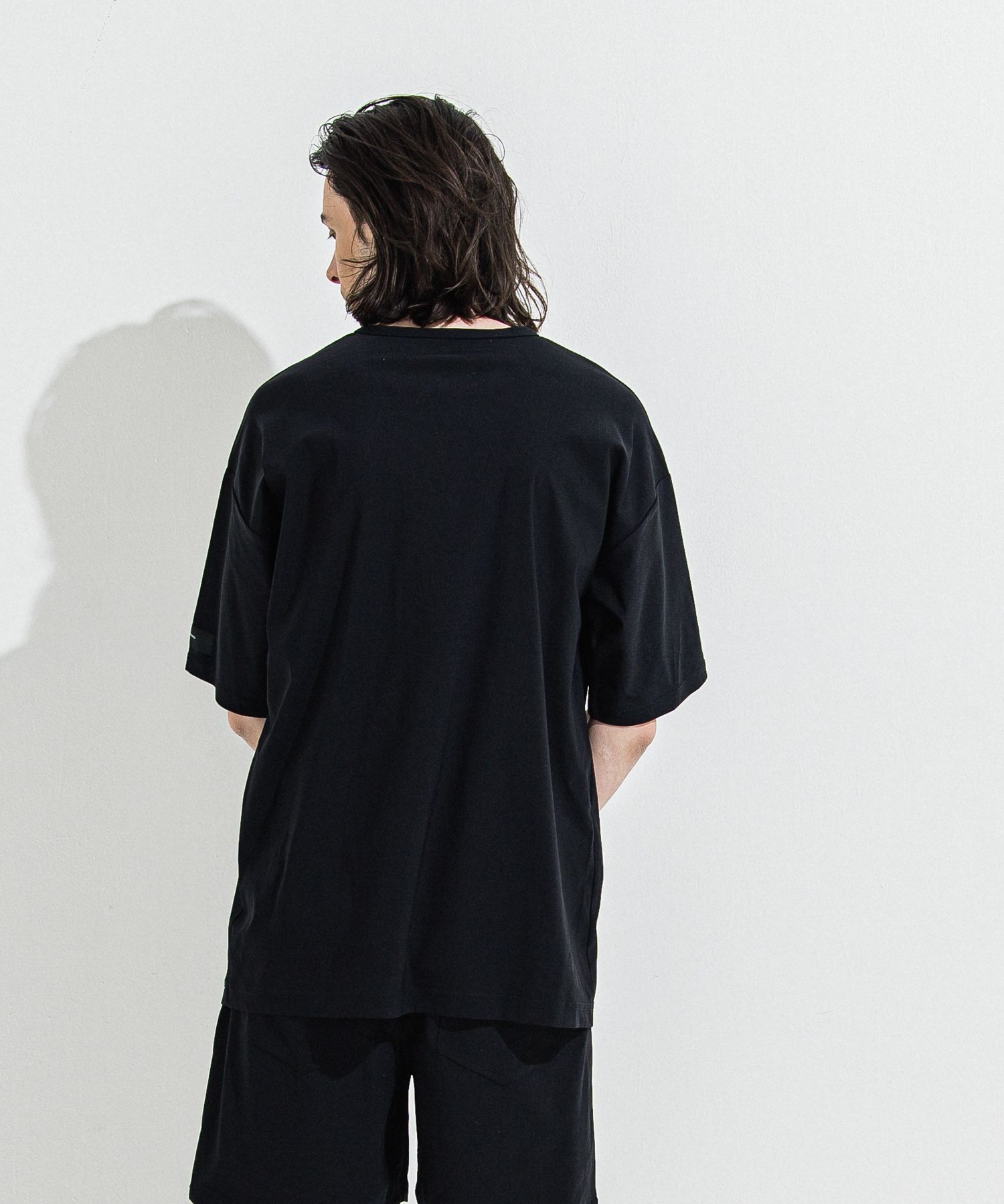 NYLON OVER T / RC36-T-003 / ナイロンビッグTシャツ / ブラック