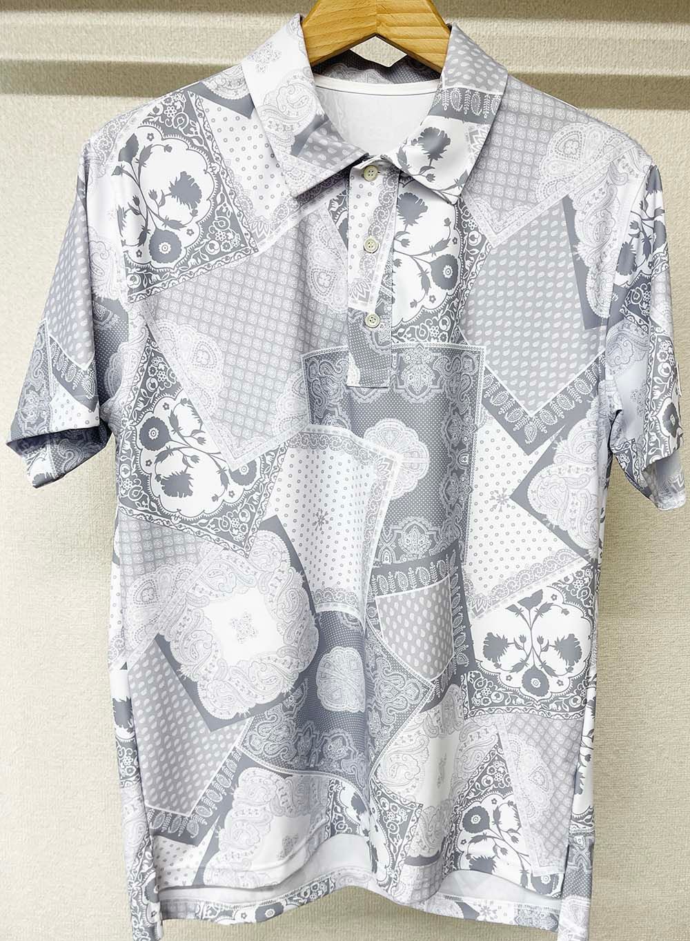 RESOUND CLOTHING - PAISELY RUSH POLO / RC24-T-014 / ラッシュ