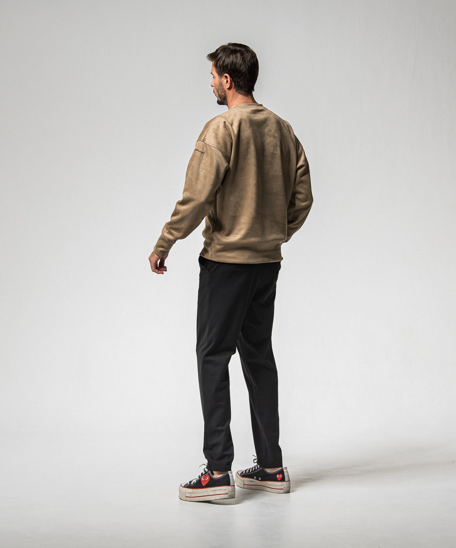 SUEDE DROP TRAINER / RC38-C-005 / スエードトレーナー / ブラウン (1月上旬入荷予定)