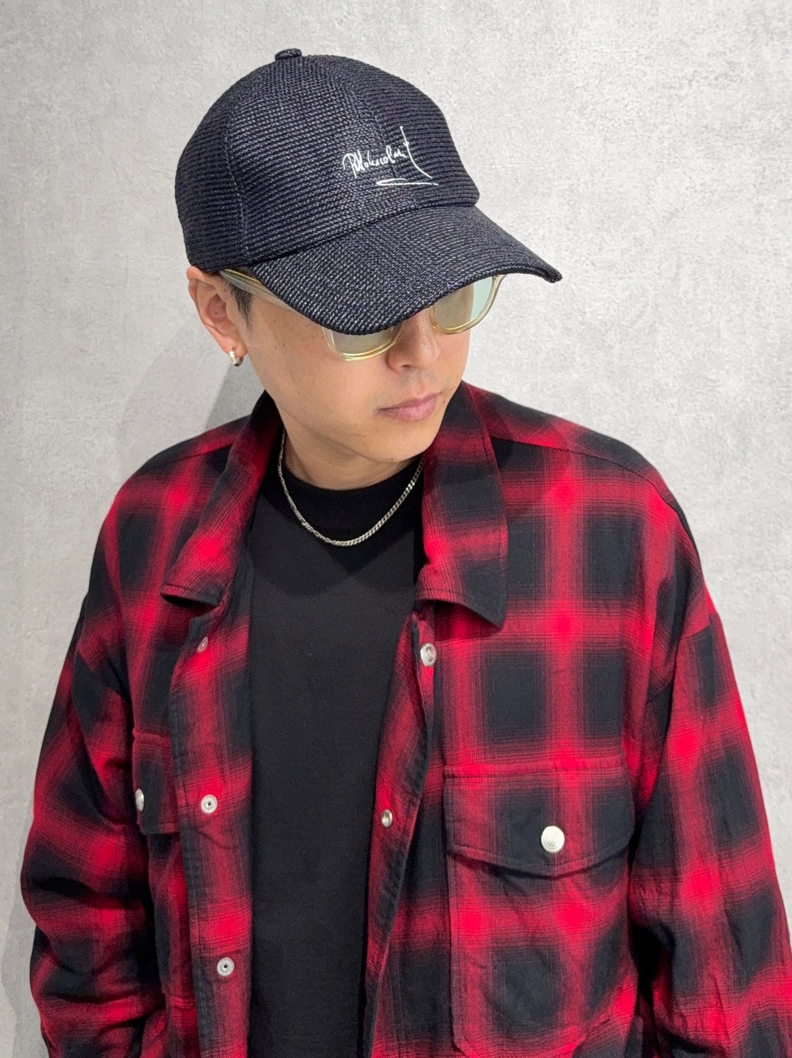 SIGN STRAW MESH CAP / DP1-CAP-001 / ストローメッシュローキャップ / ブラック