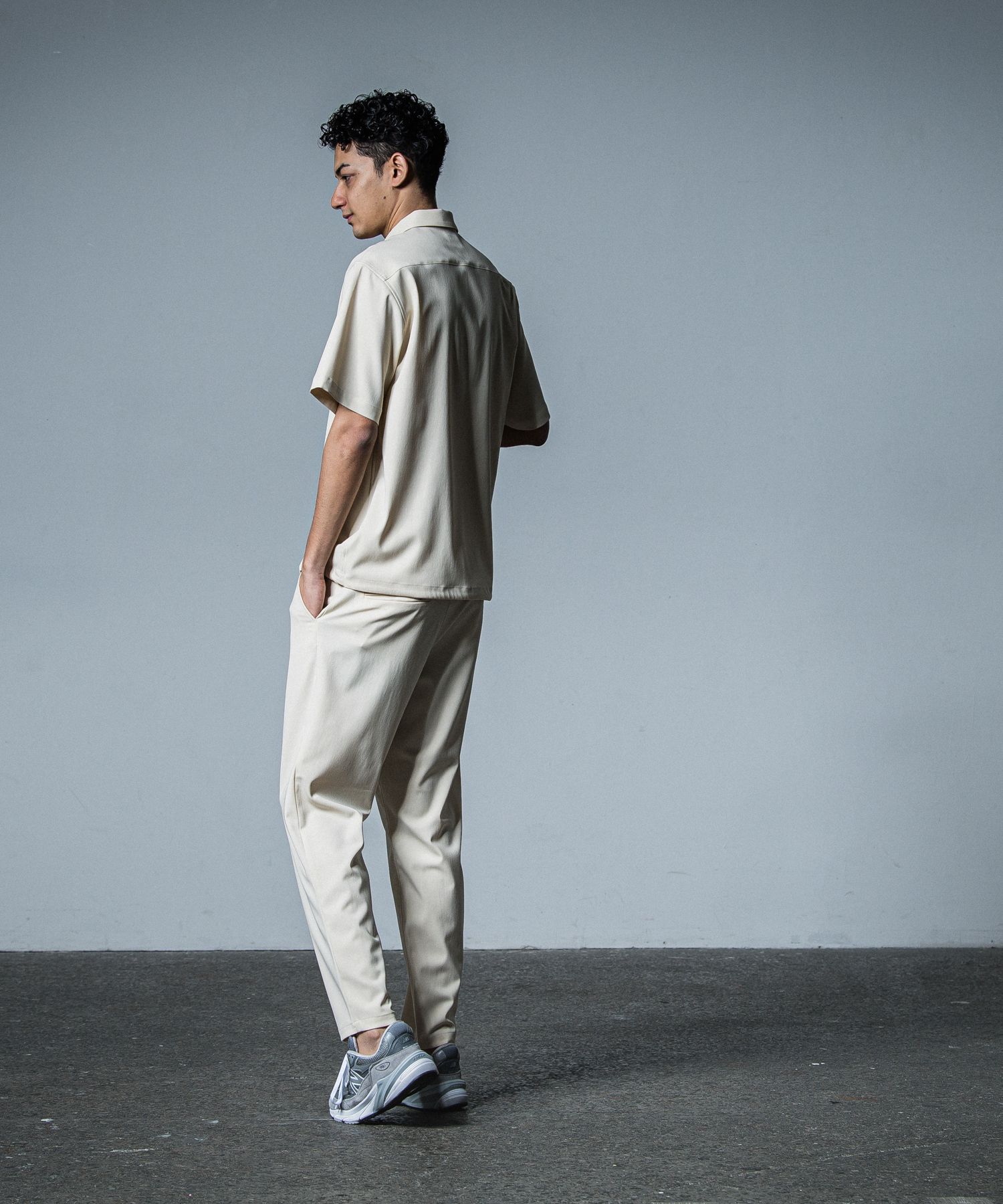 PULLOVER HALF SHIRT / RC33-SH-005 / ハーフジップシャツ / ベージュ※