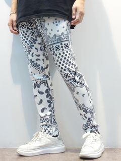 CHRIS EASY PANTS / RC25-ST-016 / バンダナイージーパンツ / ペイズリーホワイト