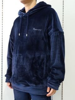 DOUBLE VELOURS FLEECE LOOSE HOODIE / RC22-C-006 / ベロアフリースパーカー