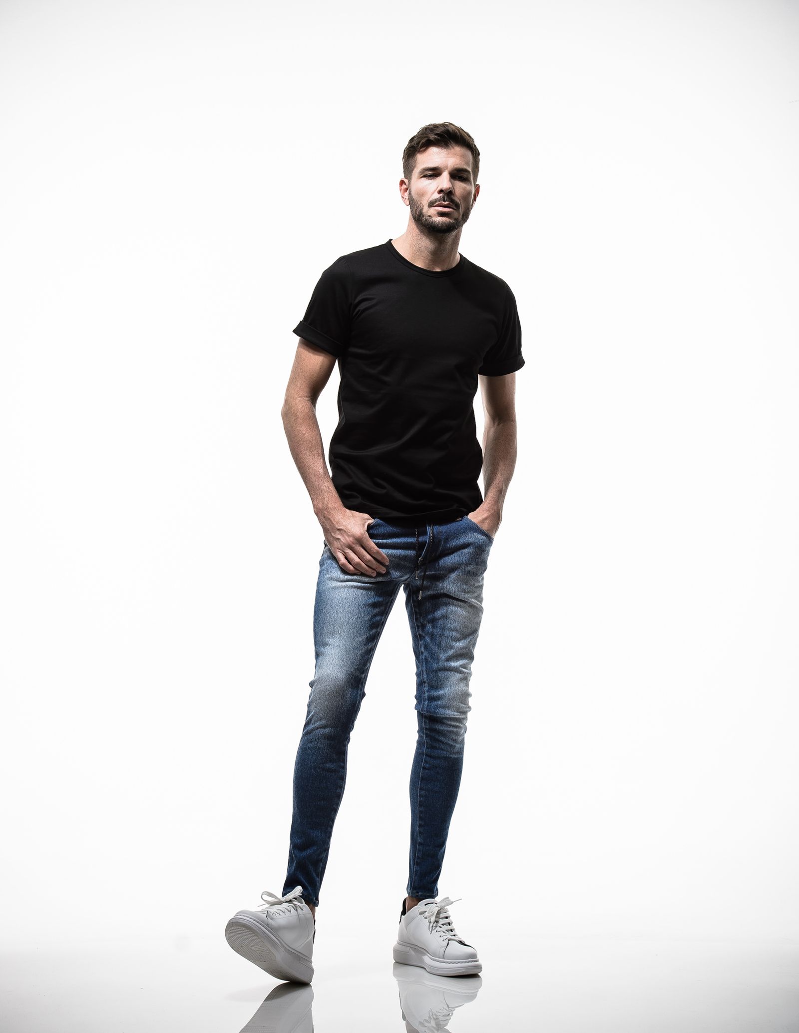 ROLL UP JERSEY TEE / RC19-T-006 / 無地Tシャツ