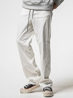 KING DENIM JERSEY / BASIC-ST-005 / デニムジャージバギーワイドパンツ / ホワイト (12月中旬入荷予定)