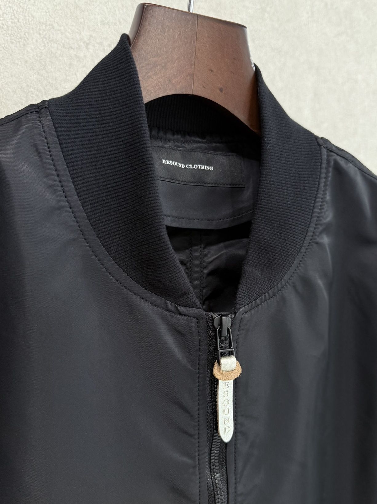 LIGHT DAVID JACKET / RC37-JK-002 / ナイロンライトMA-1 / ブラック