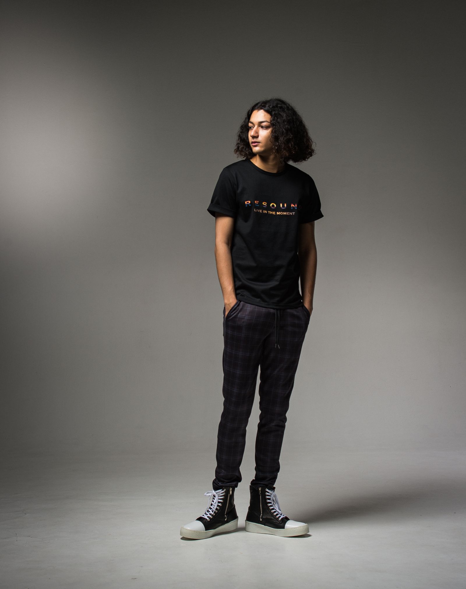 BEACH ROGO ROLL UP JERSEY TEE / RC23-T-004 / ロゴプリントTシャツ