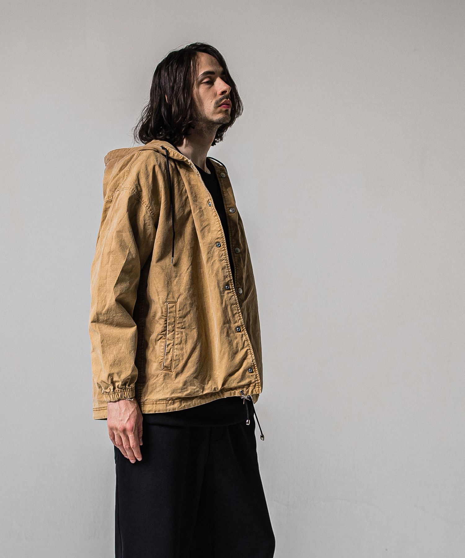 COACH HOODIE / RC39-JK-005 / コーチパーカー / ブラウン (3月中旬入荷予定)