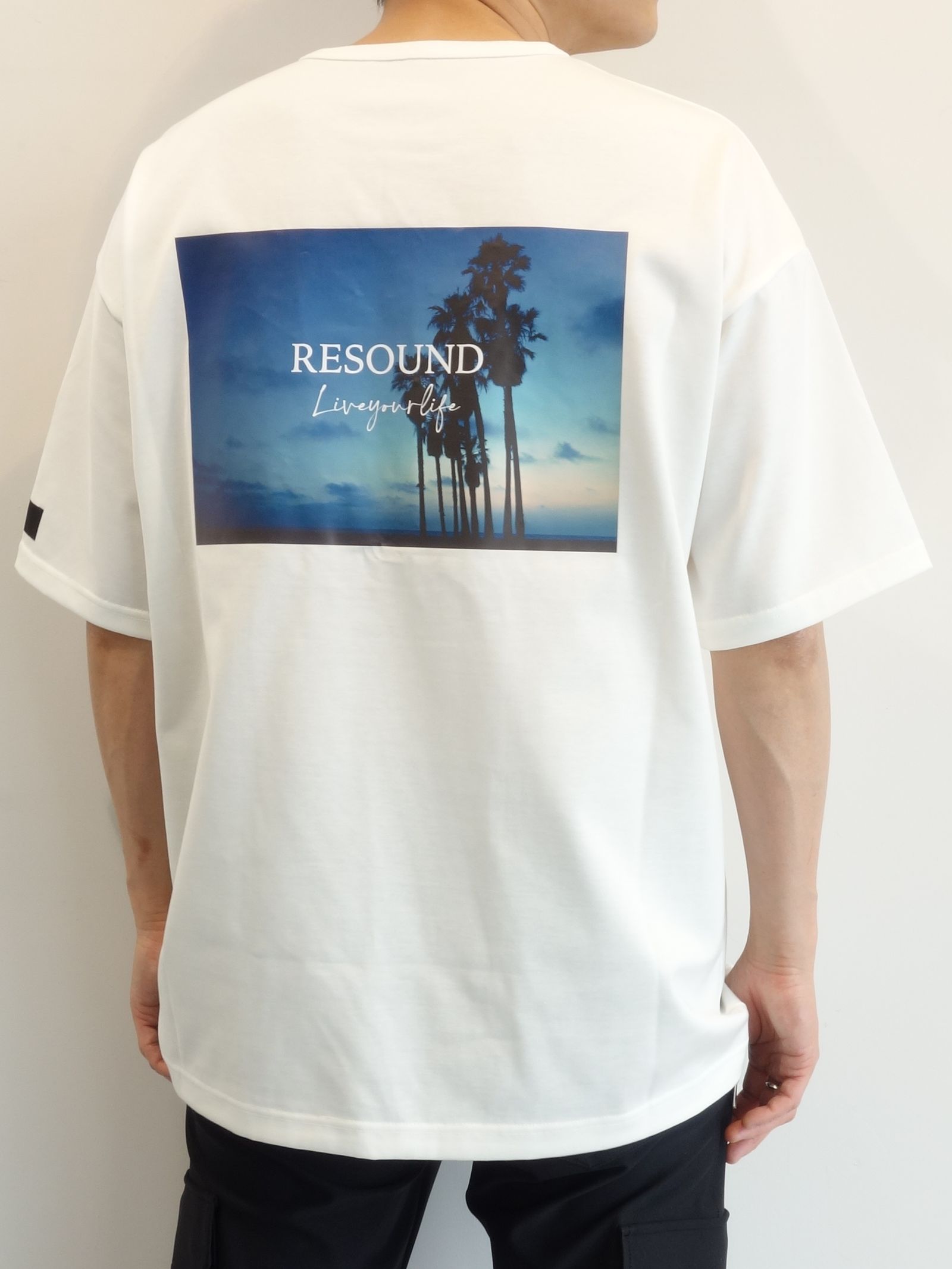 PALM BEACH PHOTO LOOSE TEE / RC24-T-004 / ビッグTシャツ ※